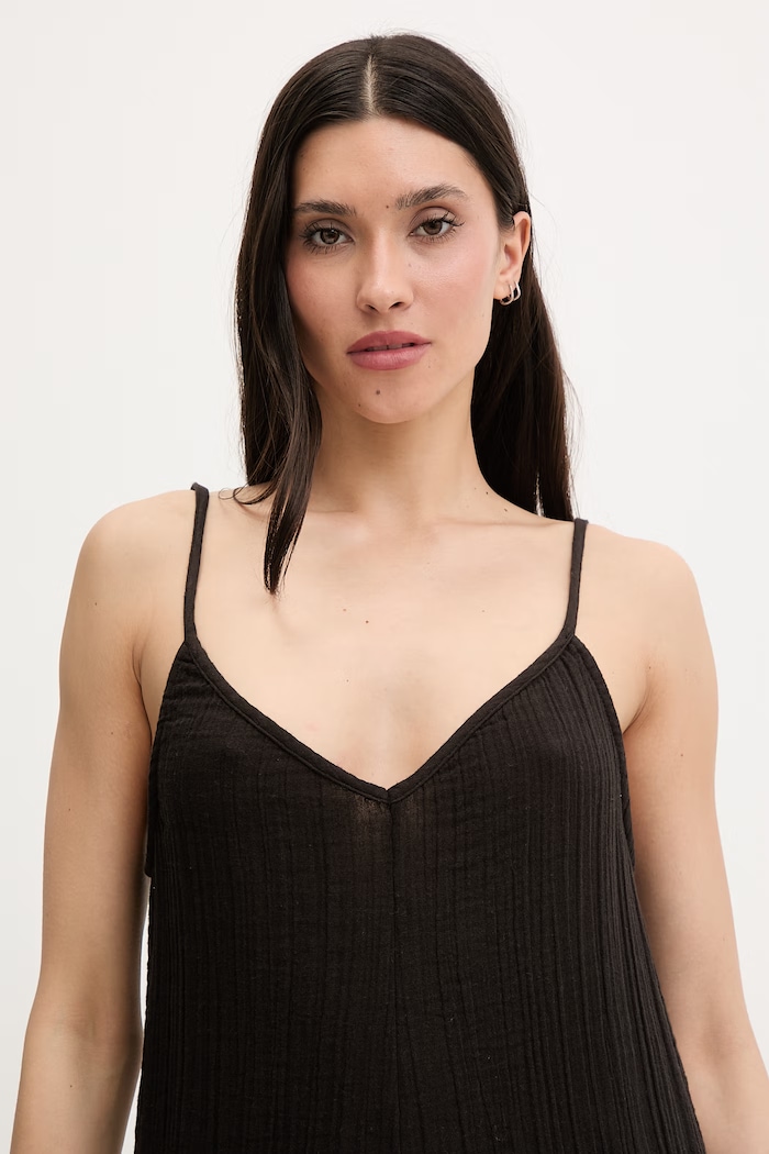 Rip Curl salopetă pentru femei, din bumbac PREMIUM SURF negru 01NWRO