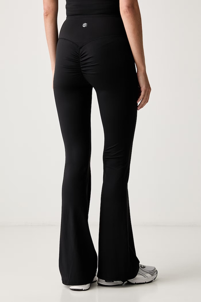 Abbigliamento Le Privé leggings da donna COMFORT FLARE LP00721 nero