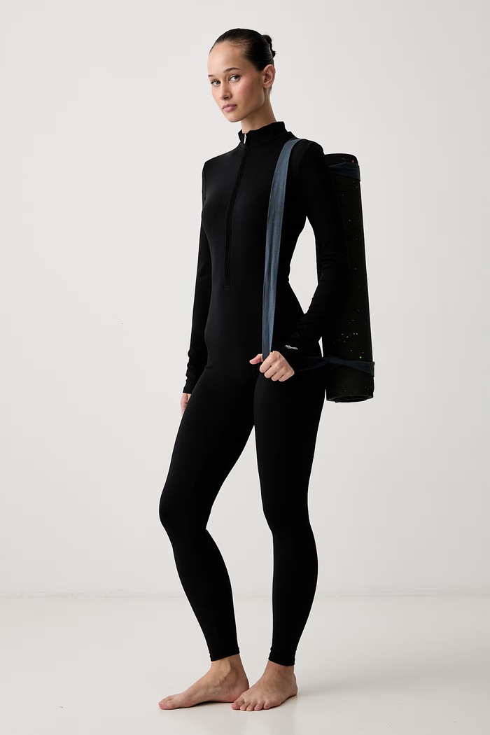 JOYINME salopetă sport pentru femei True You kombinezon.trueyou negru SS26