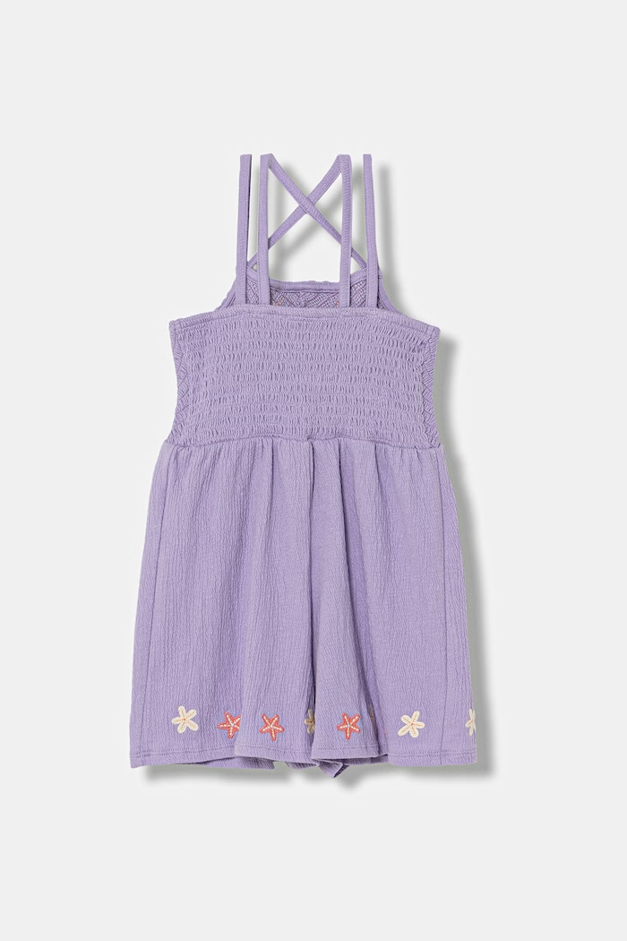 United Colors of Benetton kezeslábas gyerek pamuttal 3QO9GV012.P.seasonal lila SS26