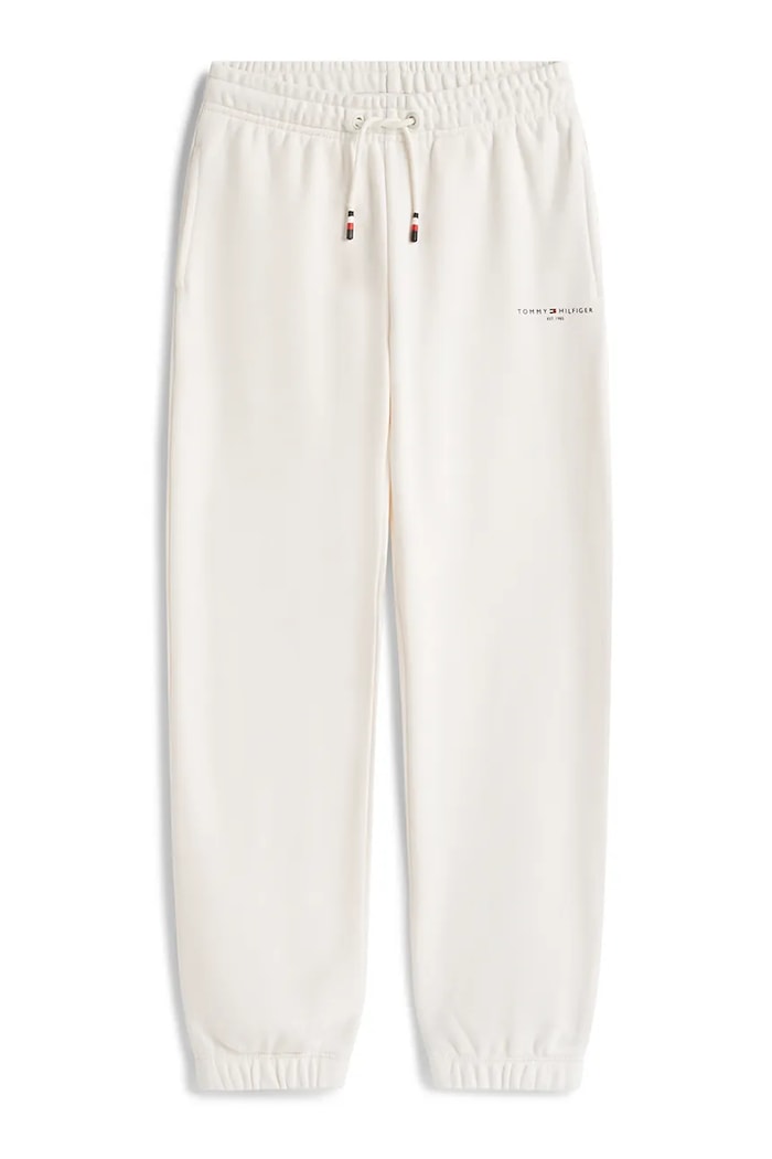 Tommy Hilfiger pantaloni joggers copii KS0KS00662.128.176.PPY2 alb SS26