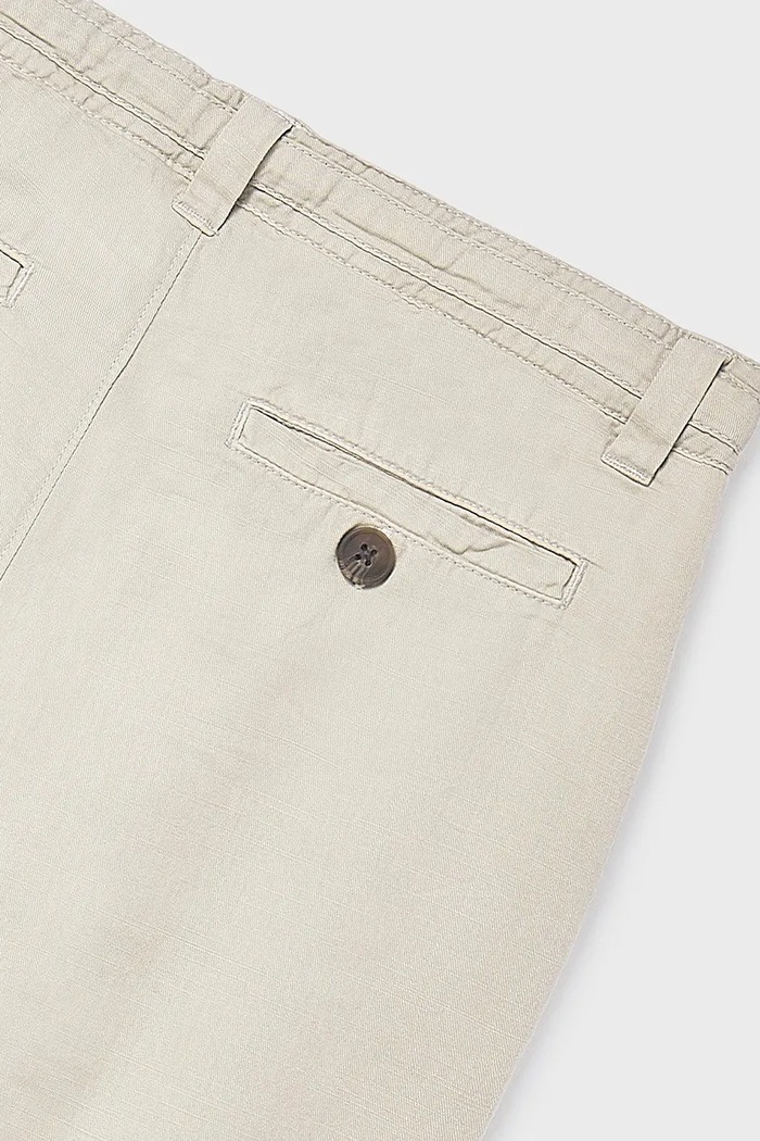 Băieți Mayoral pantaloni de bumbac pentru copii 6564.7B.Junior.PPY2 bej