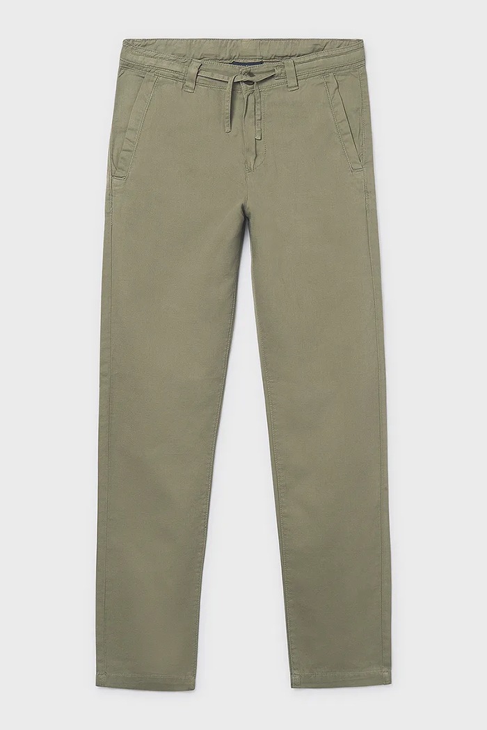 Mayoral pantaloni de bumbac pentru copii bumbac verde 6564.7B.Junior.PPY2