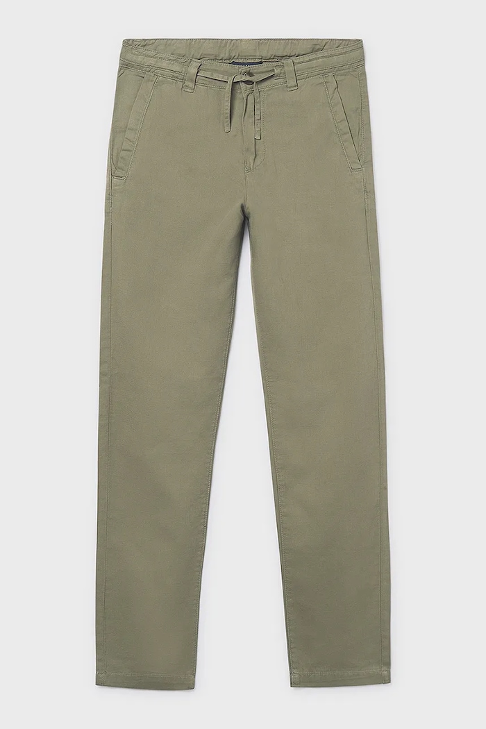 Mayoral pantaloni de bumbac pentru copii bumbac verde 6564.7B.Junior.PPY2