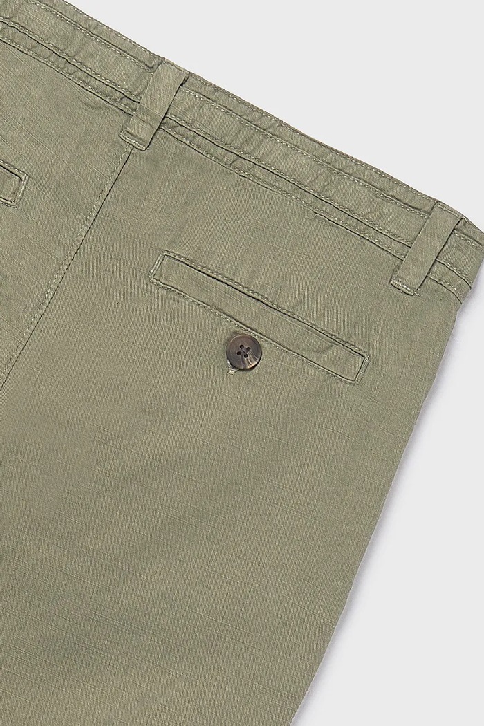 Băieți Mayoral pantaloni de bumbac pentru copii 6564.7B.Junior.PPY2 verde
