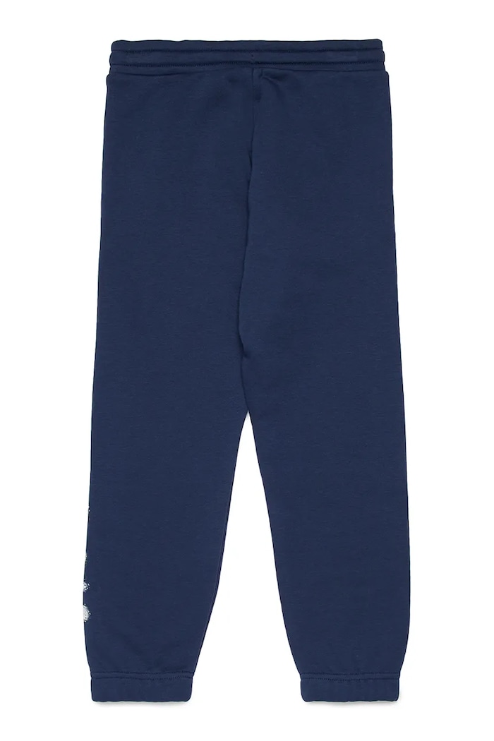 Diesel spodnie dresowe bawełniane dziecięce PANTLI TROUSERS J02445.KYAZ3 granatowy SS26