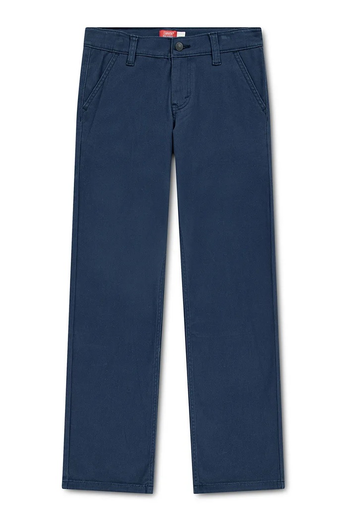 Levi's gyerek pamut nadrág XX CHINO RELAXED STRAIGHT szövet sötétkék 9EP697