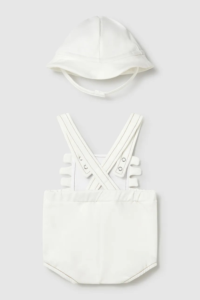 Комбинезон для младенцев Mayoral Newborn 1650.1Q.Newborn.PPY2 белый SS26
