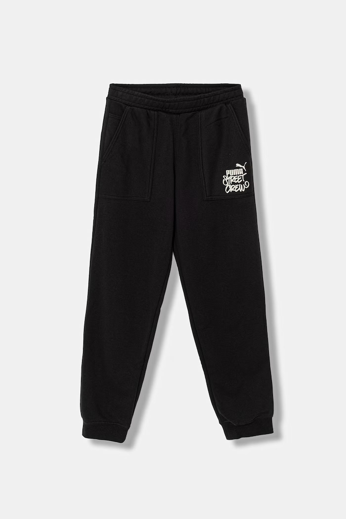 Puma pantaloni de trening pentru copii MID90s tricotaj negru 691747