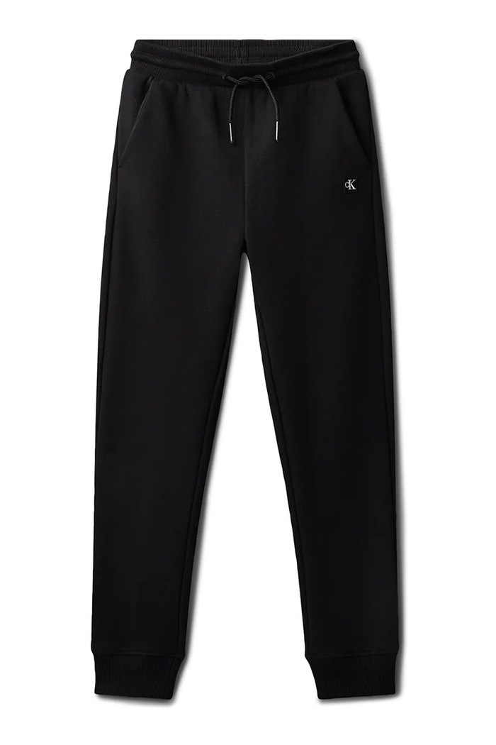 Calvin Klein Jeans teplákové nohavice detské s bavlnou LV1CKSJC53.128.176.PPY2 čierna SS26