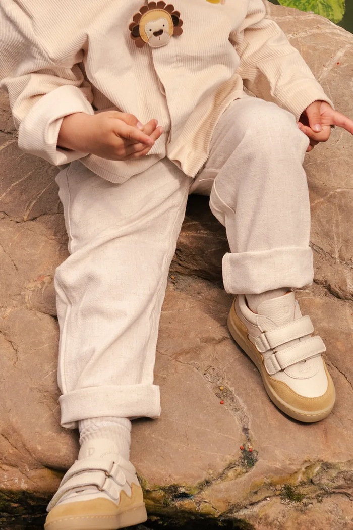 Donsje pantaloni copii Olb Trousers panza bej 4114200
