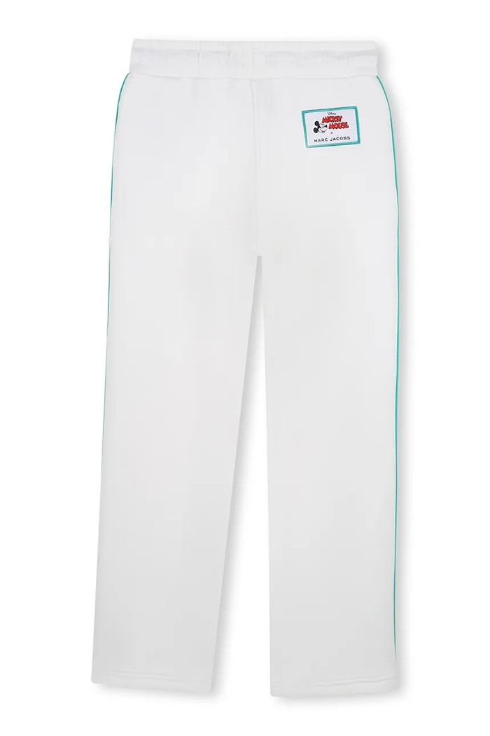 Marc Jacobs pantaloni de trening pentru copii W60791.86.108 alb SS26