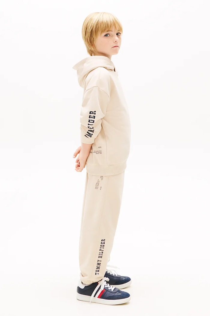 Tommy Hilfiger nohavice jogger detské KB0KB10306.128.176.PPY2 béžová