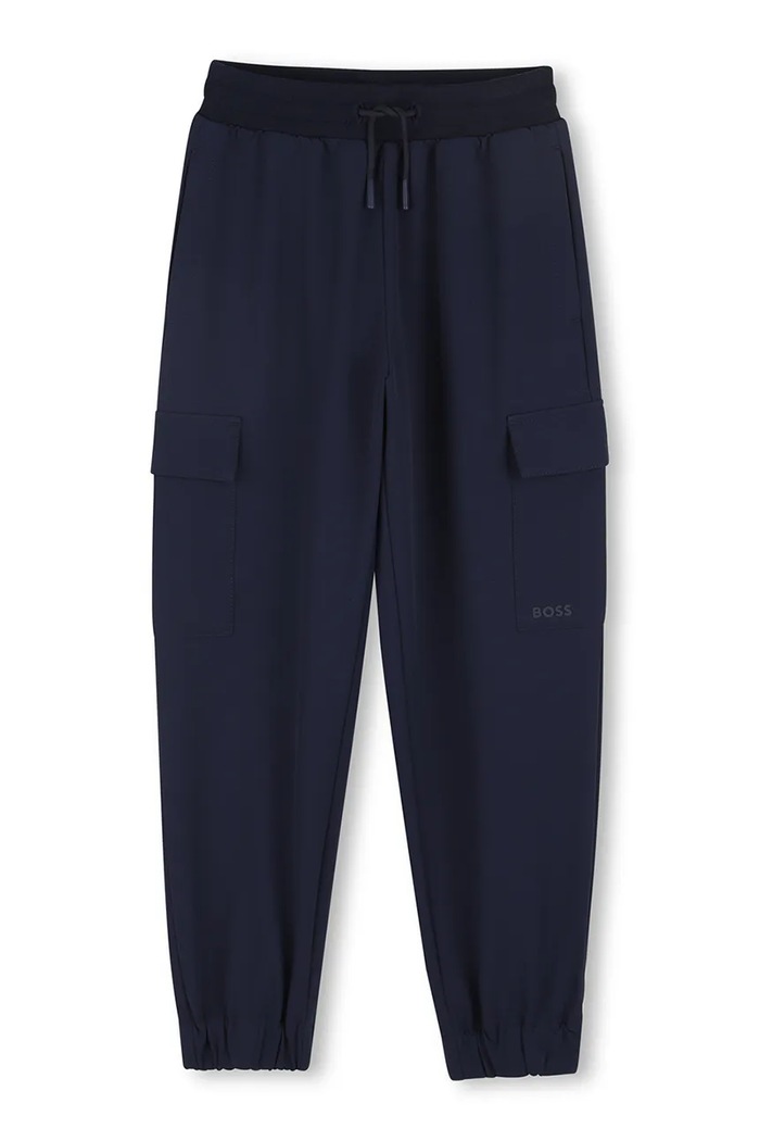 BOSS pantaloni copii J52910.114.150 bleumarin SS26