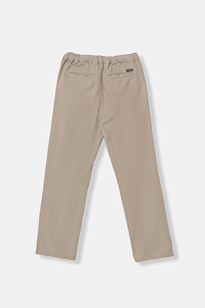 Guess pantaloni pentru copii cu lyocell L6GB02.WHAR0.PPY2.M bej SS26