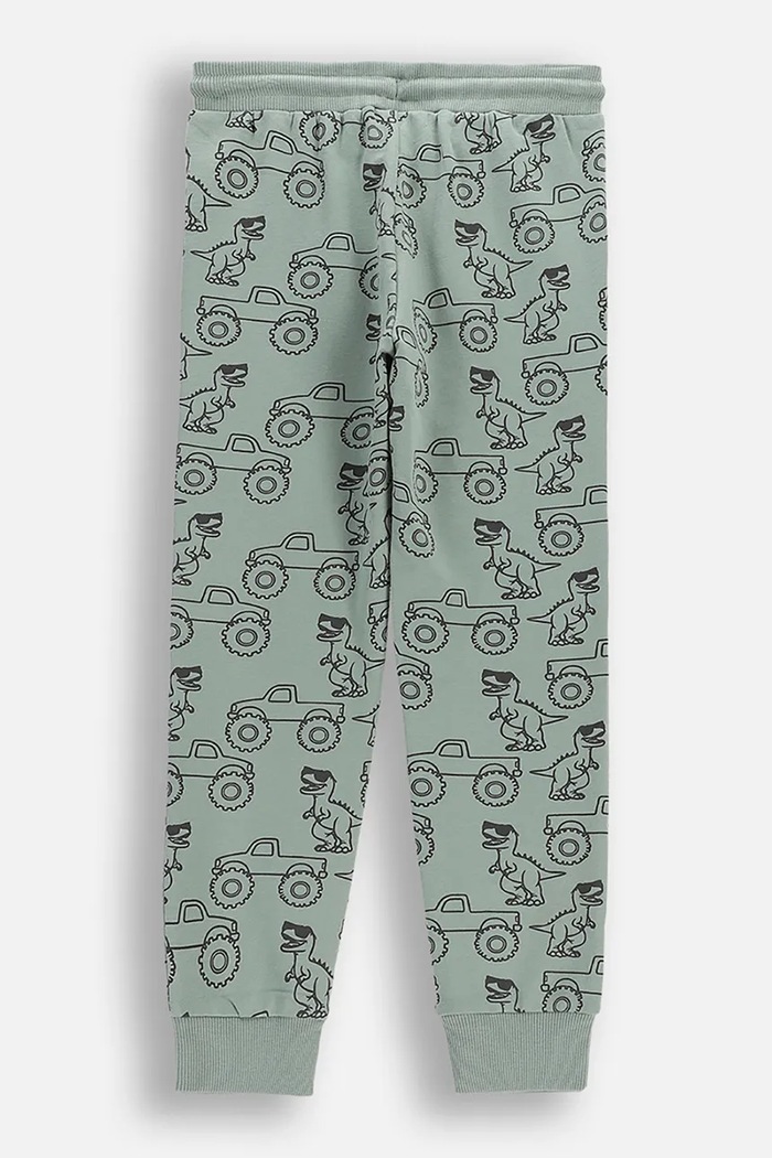 Detské bavlnené tepláky Coccodrillo WC6122701NBK béžová SS26