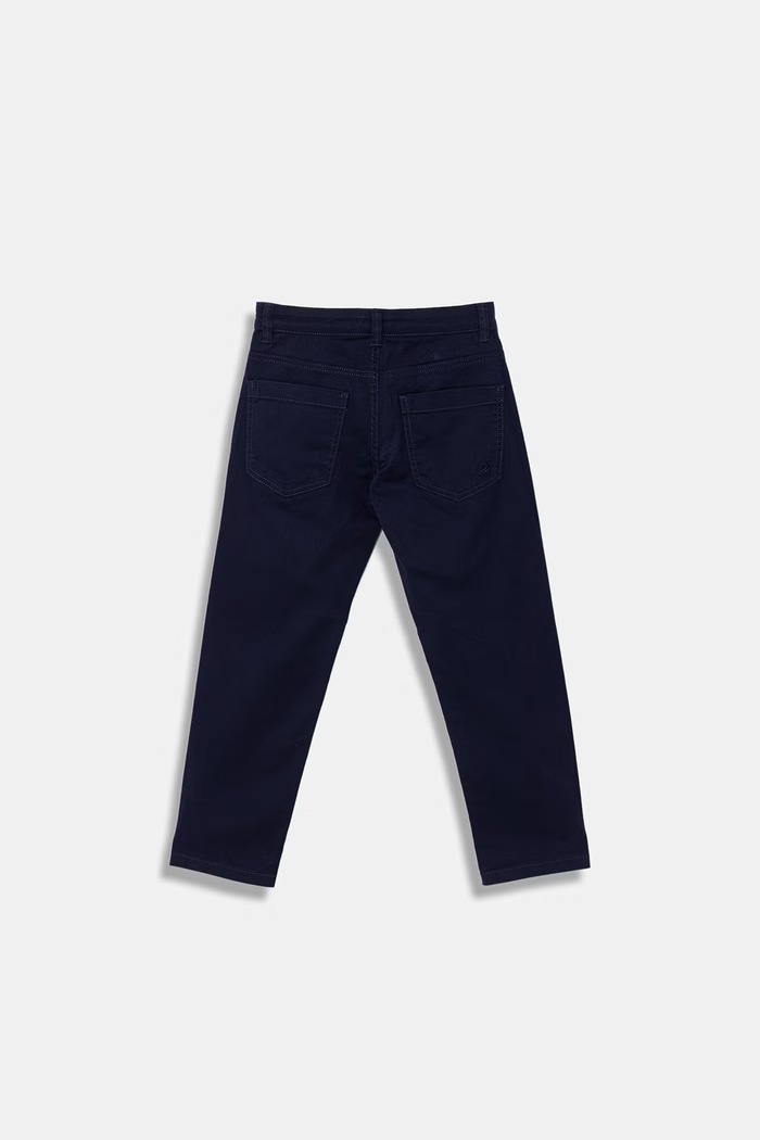 United Colors of Benetton pantaloni pentru copii, din bumbac 4TCGCE04D.G.Stagionale bleumarin SS26