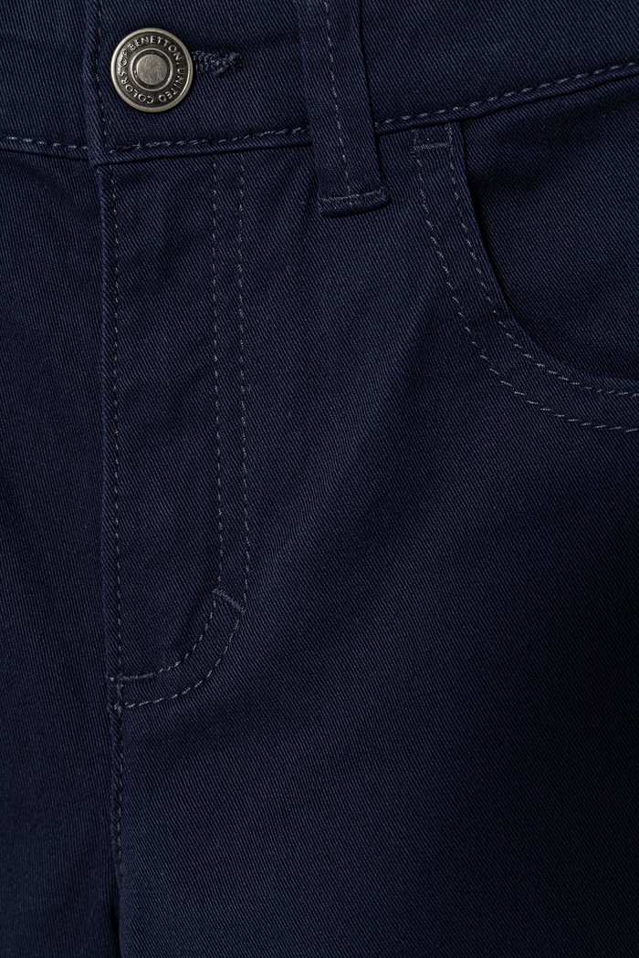 Băieți United Colors of Benetton pantaloni pentru copii, din bumbac 4TCGCE04D.G.Stagionale bleumarin