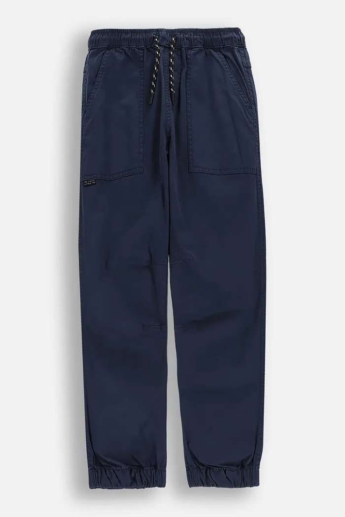 Coccodrillo Pantaloni copii cu bumbac albastru WC6119102CTB
