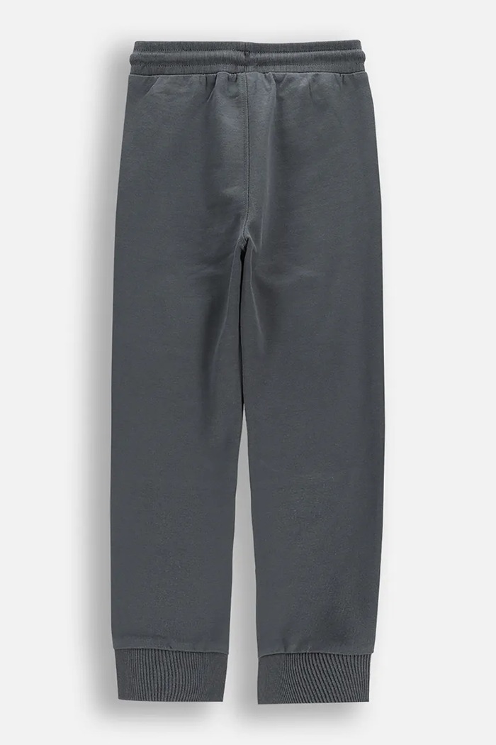 Coccodrillo pantaloni de trening pentru copii din bumbac WC6120104NBK gri SS26