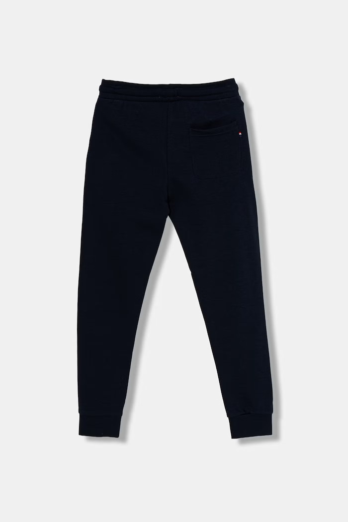 Chlapec U.S. Polo Assn. nohavice jogger detské s bavlnou USP2456 tmavomodrá