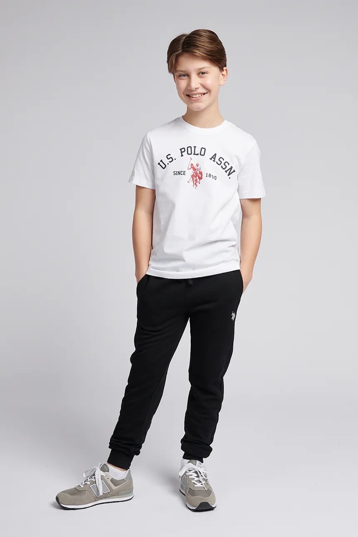 U.S. Polo Assn. nohavice jogger detské s bavlnou USP2456
