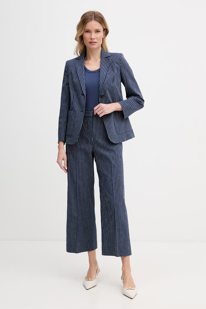 Weekend Max Mara nohavice dámske MARINA 2615131062600 tmavomodrá SS26