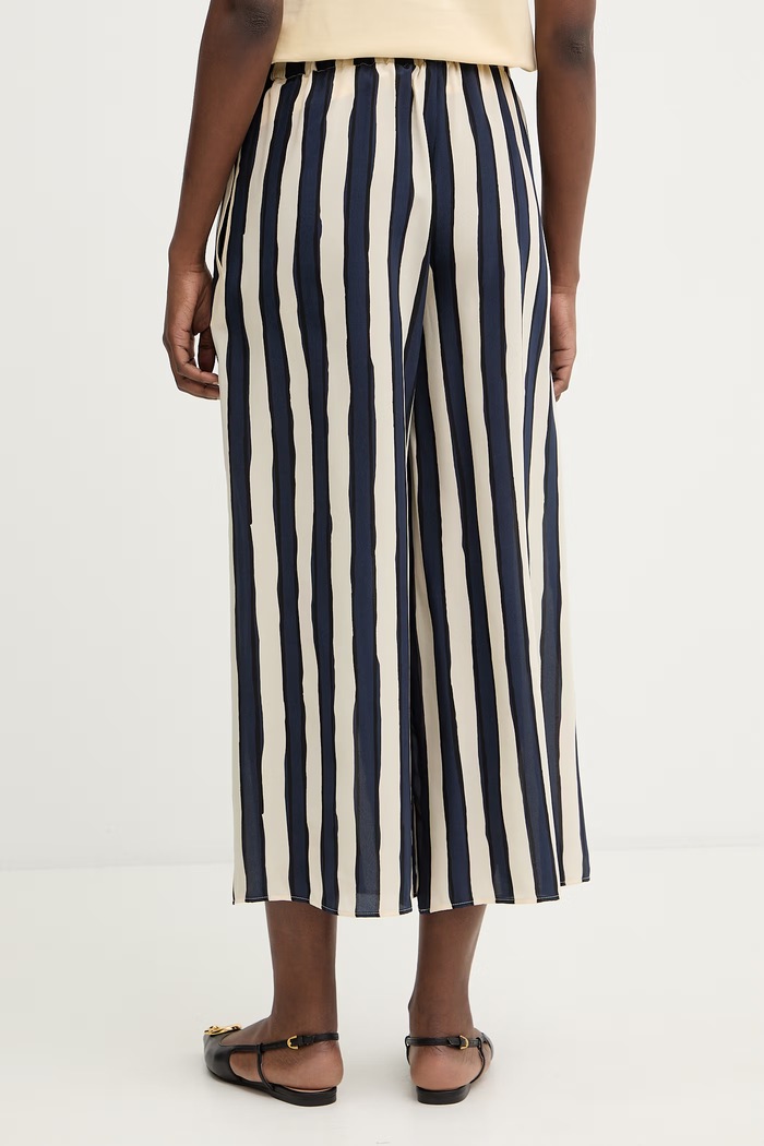 Odjeća Svilene hlače Weekend Max Mara NIRVANA 2615131132600 mornarsko plava