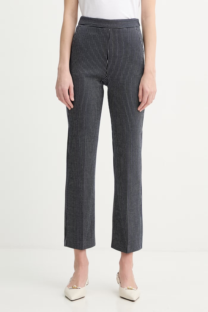 MM by Max Mara pantaloni ORTENSIA alta blu navy 2616781047600