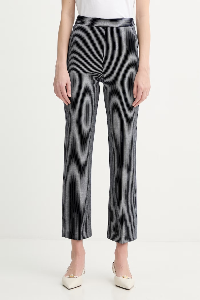 MM by Max Mara pantaloni ORTENSIA alta blu navy 2616781047600