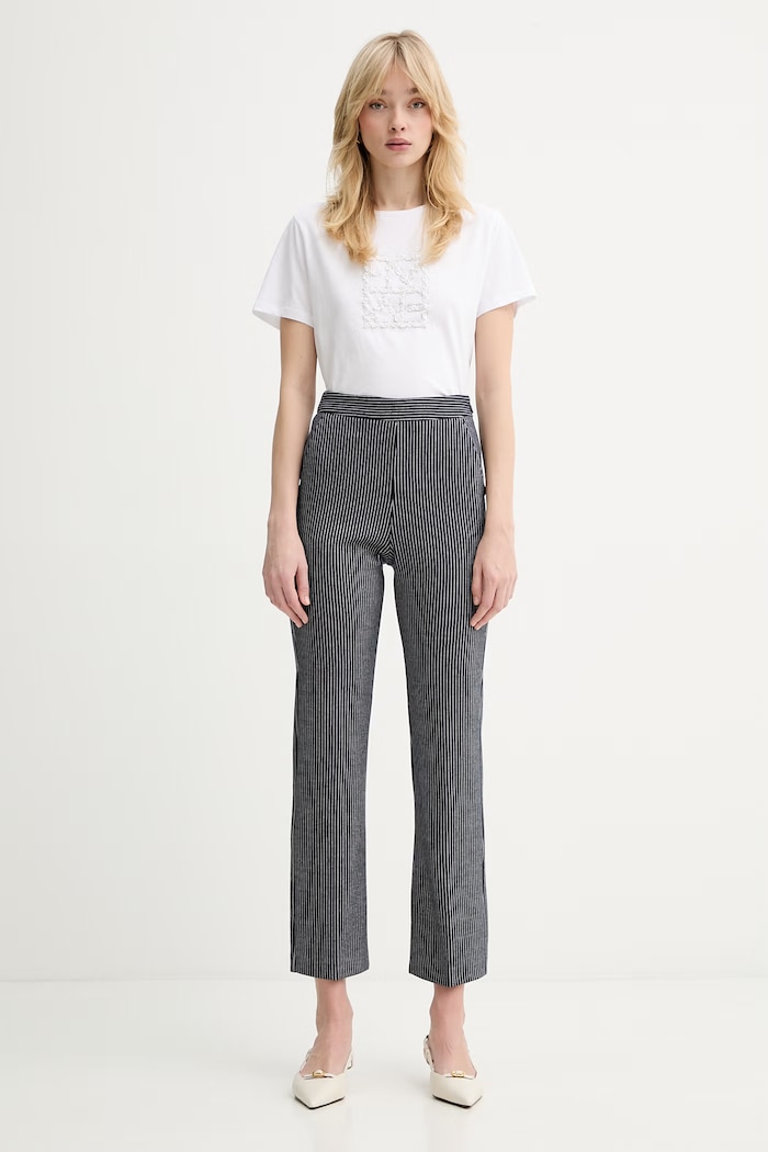 MM by Max Mara pantaloni ORTENSIA 2616781047600 blu navy SS26