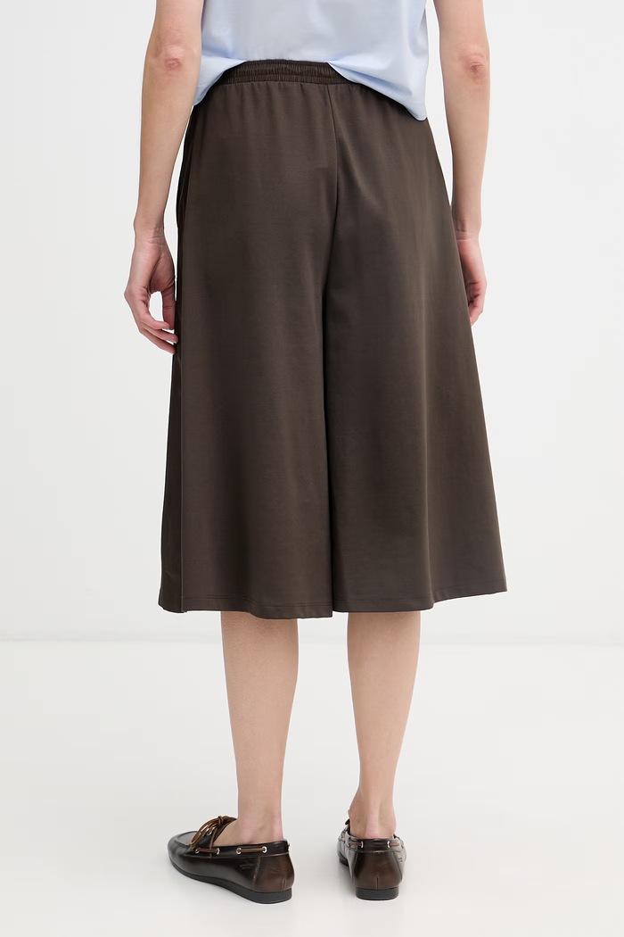 Îmbrăcăminte MM by Max Mara bermude pentru femei, cu bumbac PIOMBO 2616781018600 maro