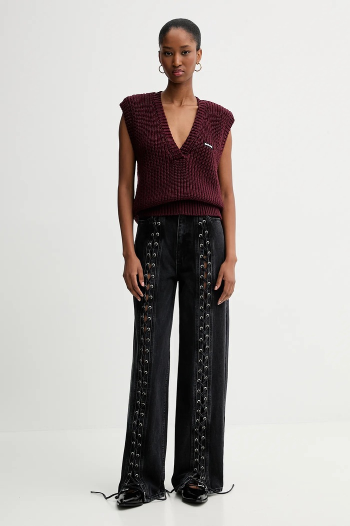 Rotate Jeans 114997256 negru SS26