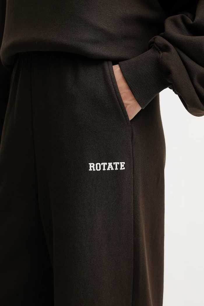 Rotate pantaloni de trening din bumbac maro 1153131667