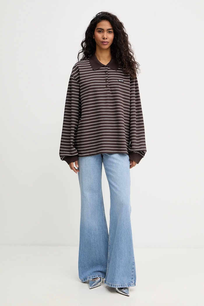 Rotate jeansy 1151681321 niebieski SS26