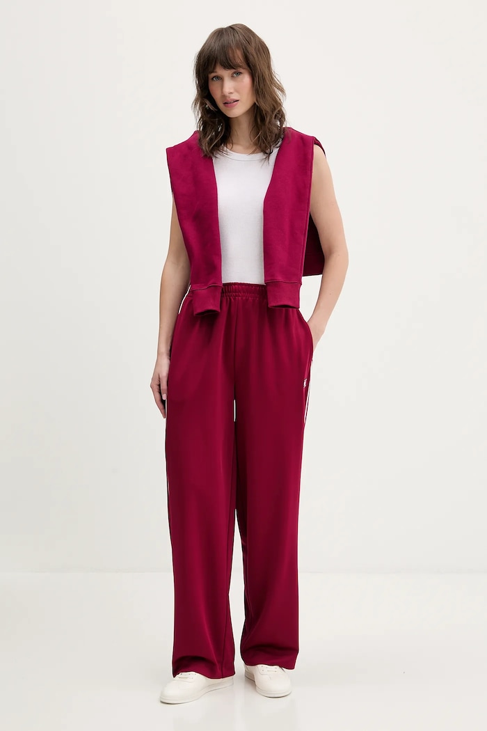 Tepláky Tommy Jeans DW0DW22633 burgundské SS26