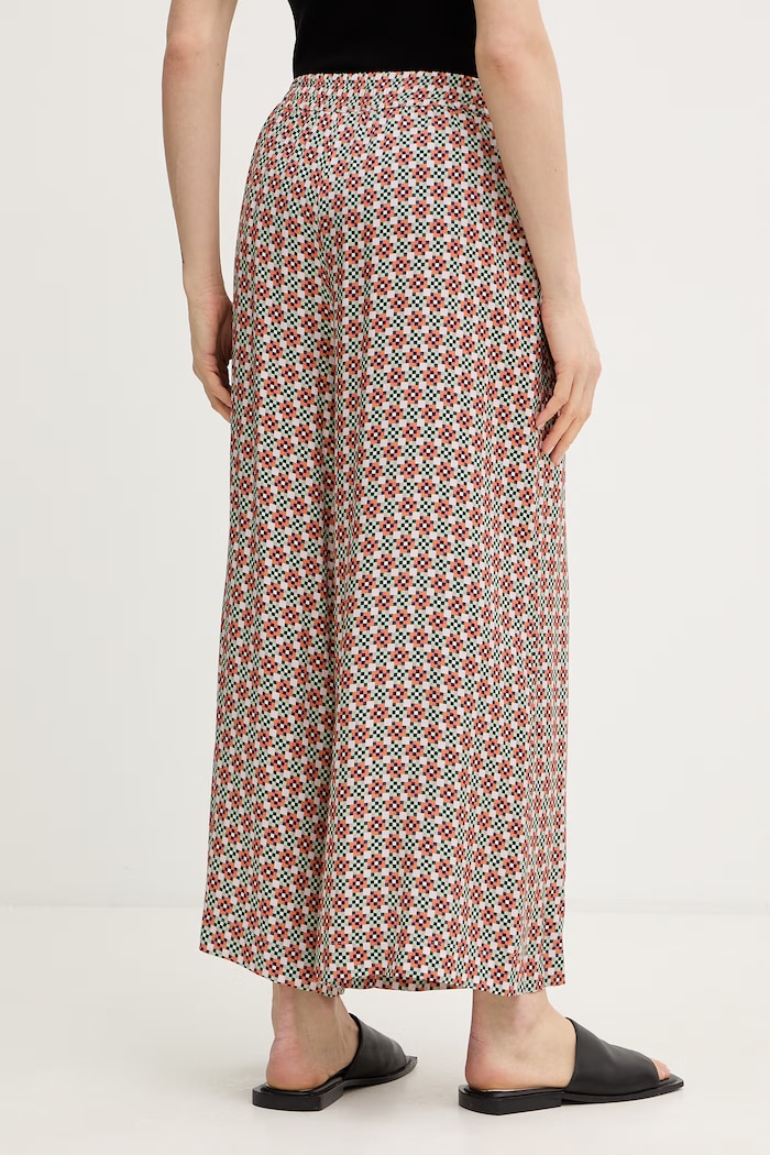 Oblečenie PS Paul Smith nohavice dámske z viskózy W2R.391T.V31436 oranžová
