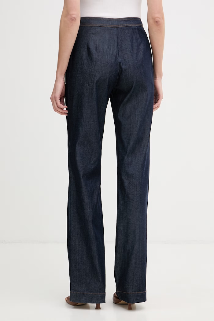 Oblečenie Marciano by Guess nohavice dámske s lyocellom KATIE G6GA09.D1123 tmavomodrá
