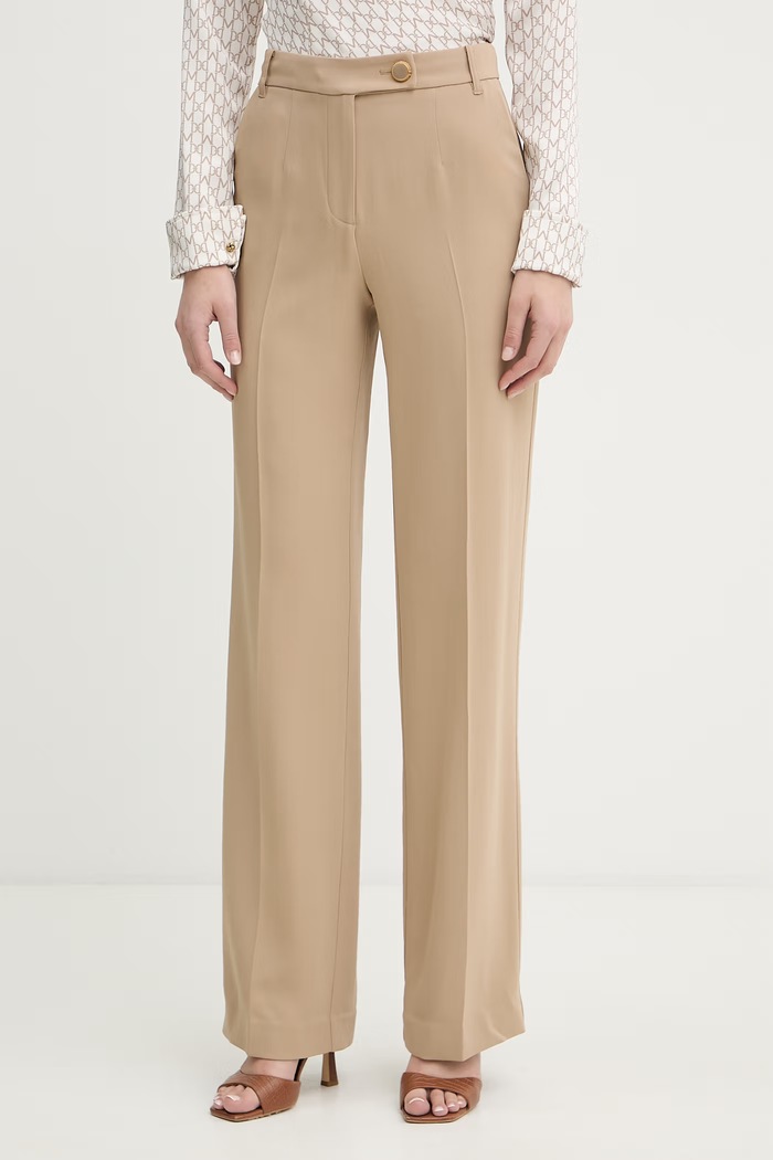 Marciano by Guess spodnie damskie z wiskozy GRETHA beżowy G6GB18.W2204