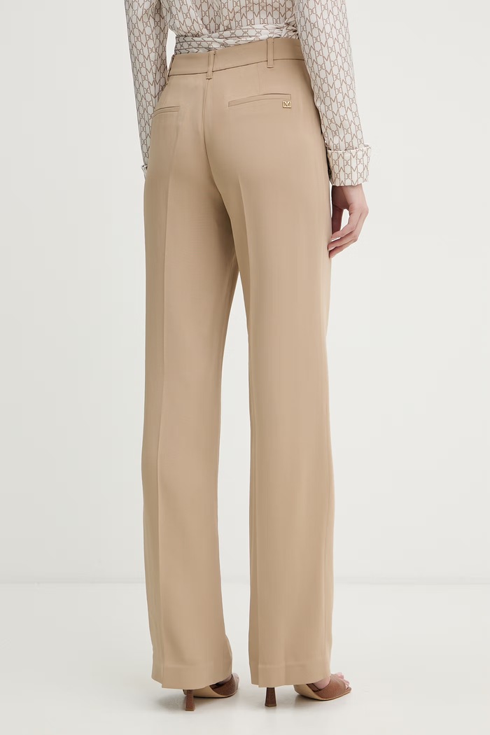 Odzież Marciano by Guess spodnie damskie z wiskozy GRETHA G6GB18.W2204 beżowy
