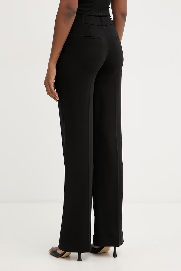 Odzież Marciano by Guess spodnie damskie z wiskozy GRETHA G6GB18.W2204 czarny