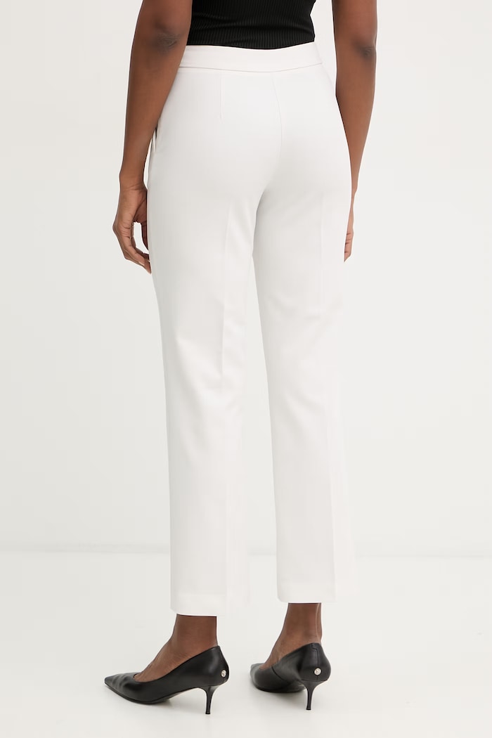 Odzież Marciano by Guess spodnie damskie z bawełną SUNNY G6GB20.W2361 biały