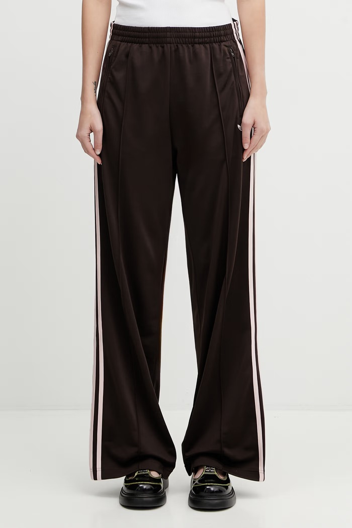 adidas Originals joggers Firebird applique brown KD3664