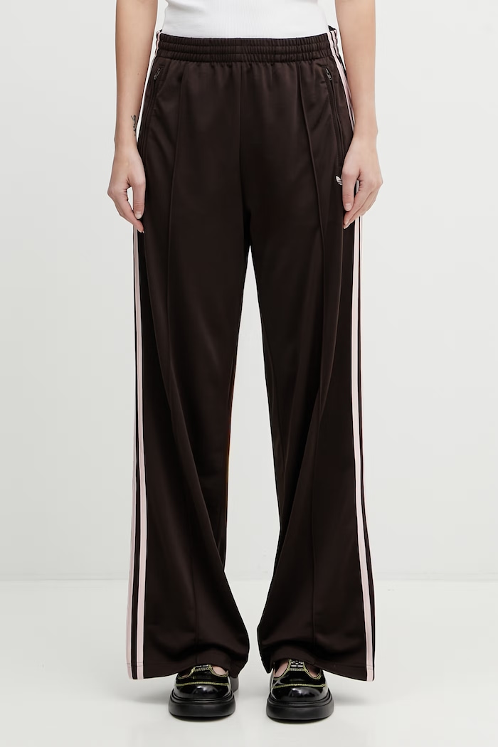 adidas Originals joggers Firebird applique brown KD3664