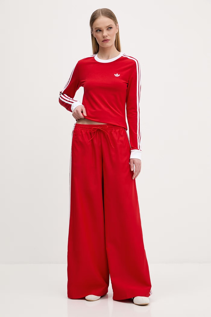 adidas Originals pantaloni de trening femei Firebird KD6299 rosu SS26