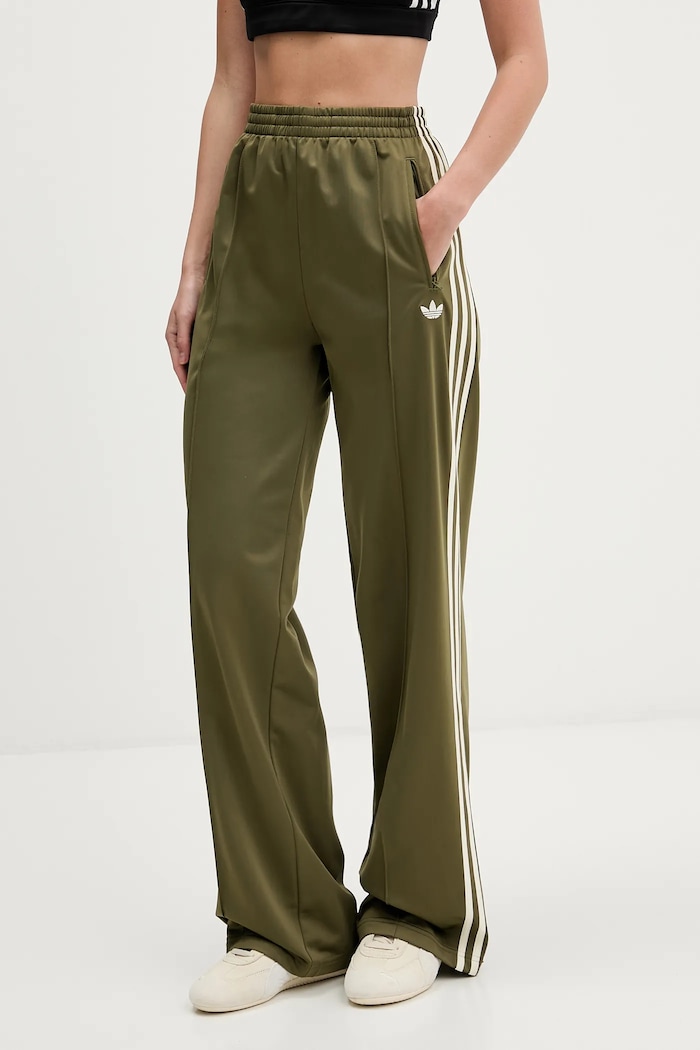 Παντελόνι φόρμας adidas Originals Firebird απλικέ πράσινο KG3710
