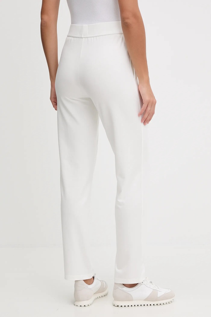 Odzież HUGO spodnie dresowe damskie z modalem SIGNATURE_PANT 50556808 beżowy