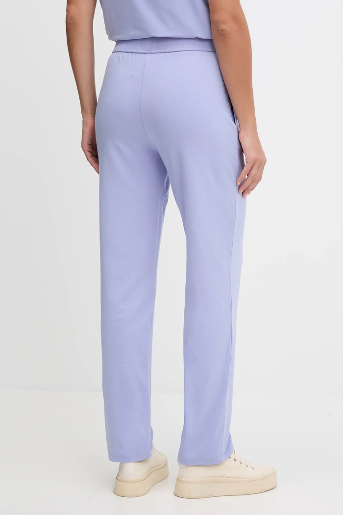 Oblačila HUGO trenirka ženska z modalom SIGNATURE_PANT 50556808 vijolična