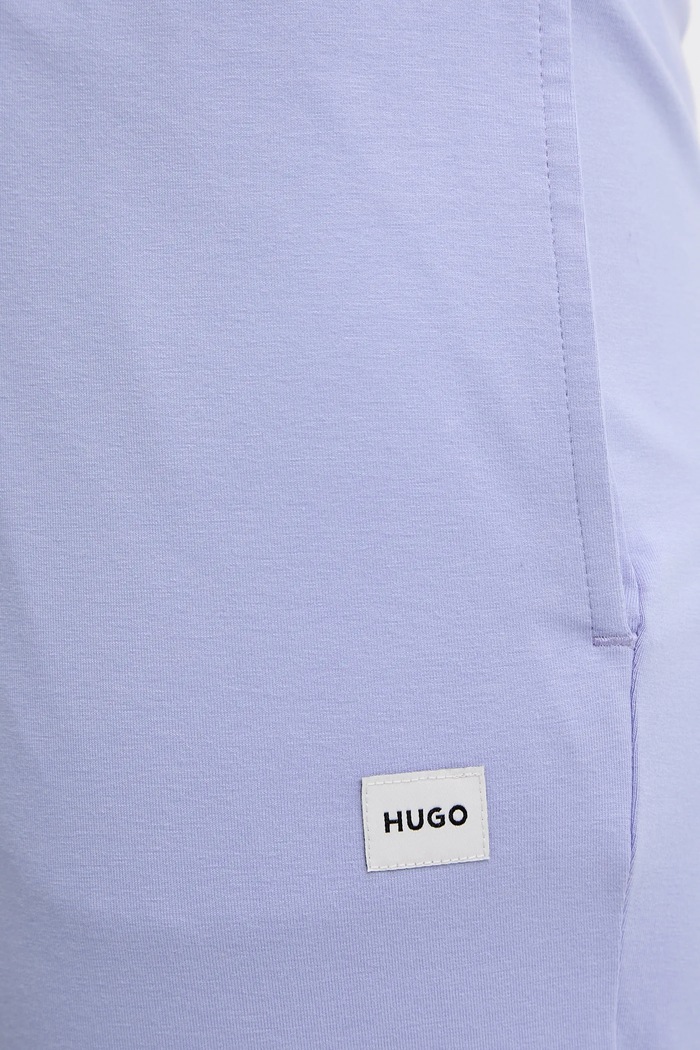HUGO trenirka ženska z modalom SIGNATURE_PANT vijolična 50556808
