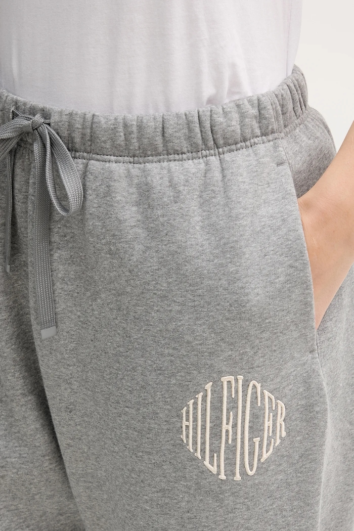 Tepláky Tommy Hilfiger šedá WW0WW47876